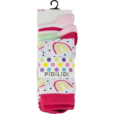 Pidilidi ponožky dívčí 3pack PD0126 Holka
