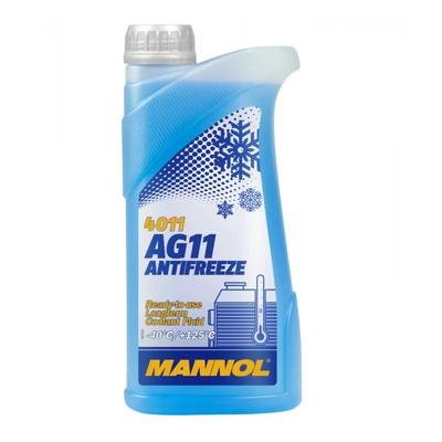 MANNOL Син антифриз готов за употреба Mannol Antifreeze AG11 (-40 °C) Longterm 4011 1 L (4011)