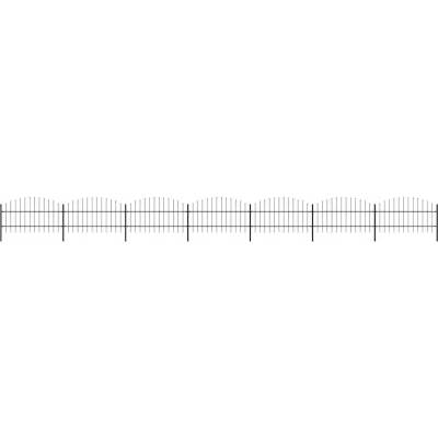 Panely vidaXL s hroty, ocel, 0,75-1 x 11,9 m