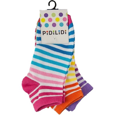 Pidilidi ponožky kotníkové dívčí 3pack, PD0130, Holka