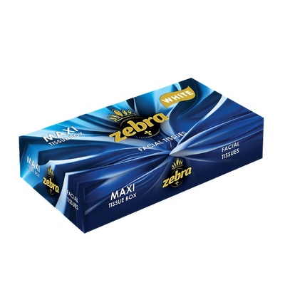 Zebra Зебра сухи почистващи Кърпи за лице Maxi 100 бр (87544678)