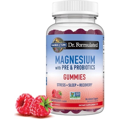 Garden of Life Dr. Formulated Magnesium with Pre + Probiotics Gummies, 60 Gummies