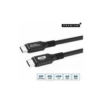 MicroConnect USB-C to USB-C cable 0.15m Premium, 100W, 40Gbps, USB4 Gen 3x2