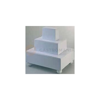 Martellato Obdĺžnikový stojan na tortu 50 cmx41 cmx58 cm COD.203 LITTLE WEDDING CAKE