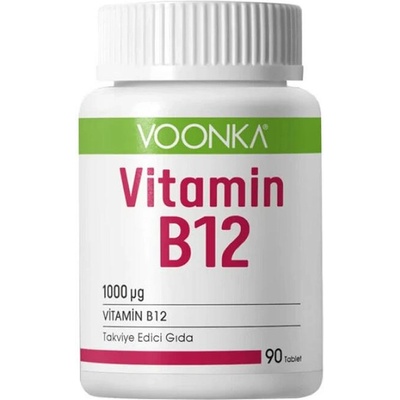 Voonka Vitamin B12, 1000 mcg, 90 таблетки, Voonka (84189)