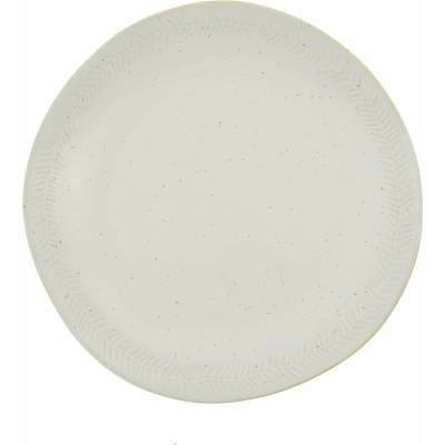 House Doctor Kameninový tanier Serve Off-white Ø 26,5 cm