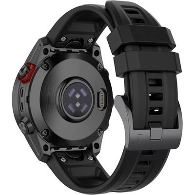 gigapack Garmin Instinct 3 Solar 45 мм каишка GIGAPACK с потребителски размер, връзка QuickFit, ЧЕРНА GP-149217 (GP-149217)