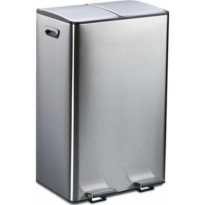 RelaxD Odpadkový kôš 2 x 30 L RD51208, strieborná