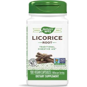 Nature's Way Licorice Root / Женско биле (корен) 450 mg х 100 капсули Nature’s Way (14600)