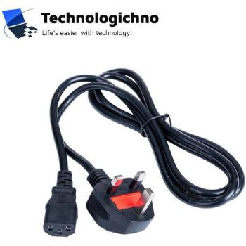 Image 1 of Захранващ кабел Power Cord Computer UK 1.5m (5901720137036)