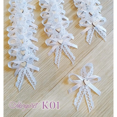 Krajkové svatební vývazky K01 (White) – Zbozi.Blesk.cz