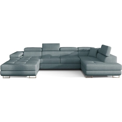 Eltap Светлосин разтегателен ъглов диван с място за съхранение (десен ъгъл U форма) Rodrigo - ELTAP (Rod_39)