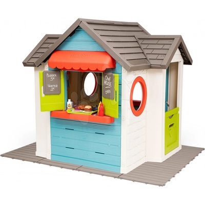 Smoby Domeček se zahradní restaurací Chef House DeLuxe s podlahou