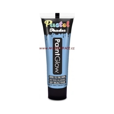 Barvy na obličej UV pastelové 13 ml modrá pastel blue