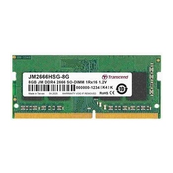 Transcend JetRam DDR4 8GB 2666MHz CL19 JM2666HSG-8G
