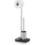 blomus Стойка за тоалетна хартия и четка от неръждаема стомана blomus от серия menoto