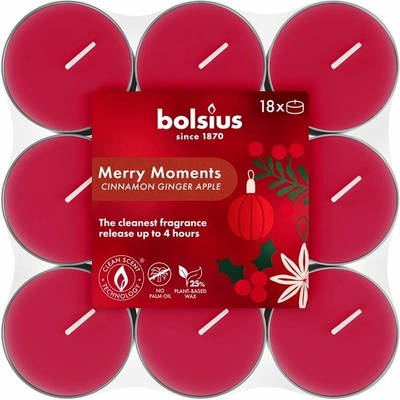 Bolsius True Glow jablko/škorica 18 ks