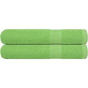 vidaXL Кърпи FROGN 2 бр. Ябълково зелени 100x200 см 360 г/м2 (137034)