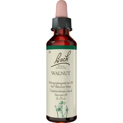 Bachovy originální květové esence Vlašský ořech Walnut 20 ml