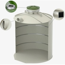 Sineko BARREL 6000L HARD spoľahlivá plastová nádrž na dažďovú vodu pre bežné podložie