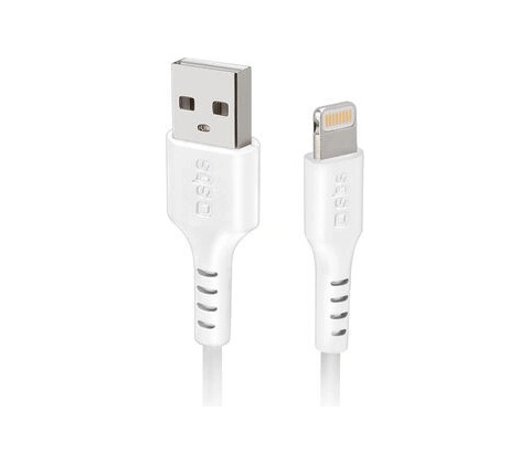 SBS TECABLEUSBIP589W USB - Lightning, 1m, bílý