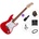 PSD Guitars STC-100-HSS Premium SET Red Електрическа китара