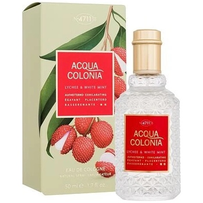4711 Acqua Colonia Lychee & White Mint kolínska voda unisex 50 ml