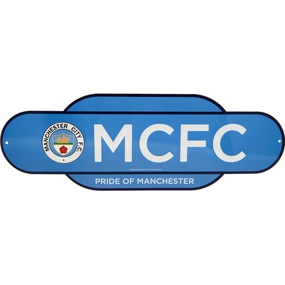 Fan-shop Plechová cedule MANCHESTER CITY Retro Sign
