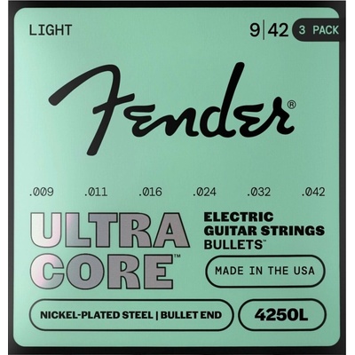 Fender UltraCore 4250L Gauges 9-42 3-Pack Struny pre elektrickú gitaru