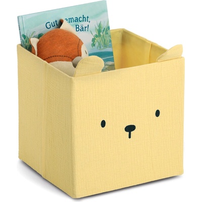 Zeller Present box čtvercový tvar Mušelín žlutá 28x28x28 – Zbozi.Blesk.cz