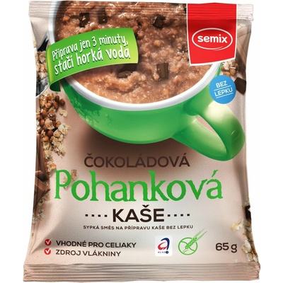 Semix Pohánková kaša Čokoládová bez lepku 65 g