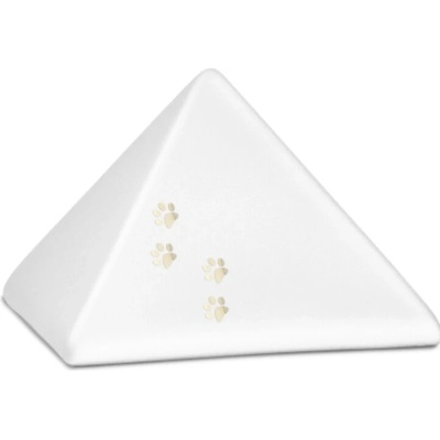 Zvieracia urna Pyramide Paws - Biela 1,5l