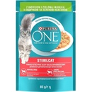 Purina One Cat SterilCat mini filetky s morkou a zelenými fazuľkami v šťave 85 g