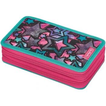 Herlitz Несесер Herlitz 23ч с 2 ципа пълен Stars