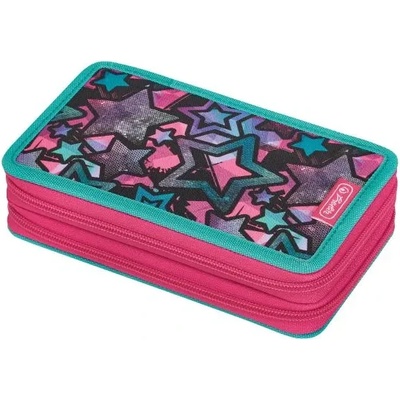 Herlitz Несесер Herlitz 23ч с 2 ципа пълен Stars