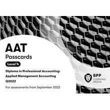 AAT Applied Management Accounting - Passcards BPP Learning Media Spiral bound