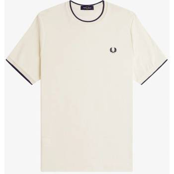 Fred Perry Тениска Fred Perry Men's Crepe Pique T-Shirt - Ecru 560