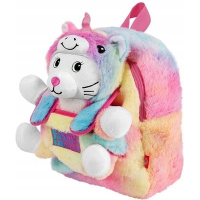 Detský batoh s odnímateľným plyšákom Perletti Toys Kawaii Unicorn Cat, 1308