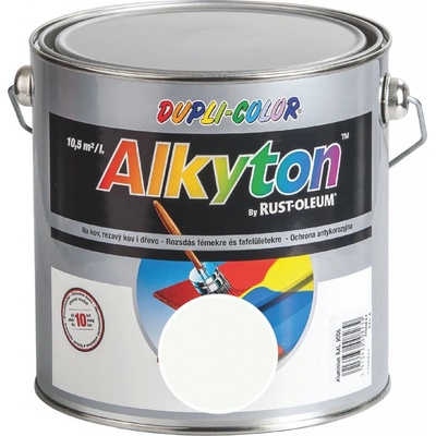 na kov Alkyton lesk 2,5L signálna biela RAL 9003