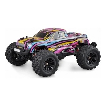 Amewi RC Hyper Go Monster Truck brushless 4WD RTR modročervený 1:16
