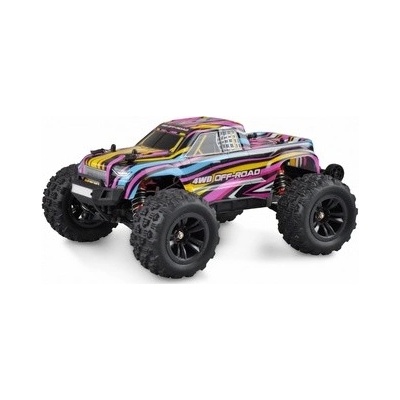 Amewi RC Hyper Go Monster Truck brushless 4WD RTR modročervený 1:16
