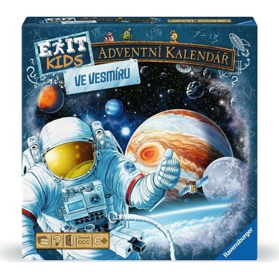 RAVENSBURGER EXIT Kids Adventní kalendář: Ve vesmíru
