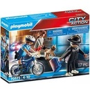 PLAYMOBIL Комплект Playmobil 70573 - Полицейско преследване с колело, 2970573