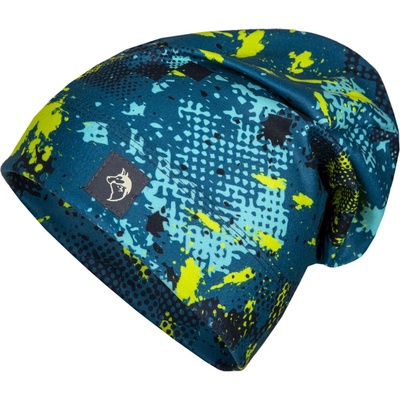 Chlapecká flísová čepice Wolf & Wolfie C petrol skvrny Petrol – Zboží Dáma