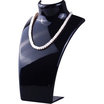 Elementrix dekolt na šperky výška 21cm čierny akryl