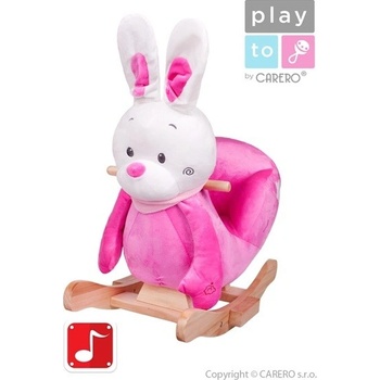 PlayTo hojdacie zvieratko ružová zajac