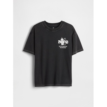 GAP Бебешка тениска с щампа Gap GAP | Cheren | Момчешки | XS