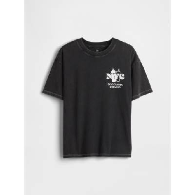 GAP Бебешка тениска с щампа Gap GAP | Cheren | Момчешки | XS