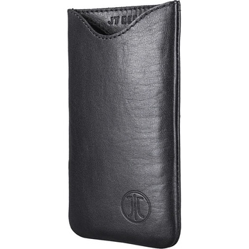 JT BERLIN Кожен калъф (естествена кожа) за Samsung Galaxy S6 Edge, S5, A5, Nokia Lumia 535, 640, Sony Xperia Z/Z1/Z2/M2 - JT Berlin SlimCase Leather 2XL (черен)