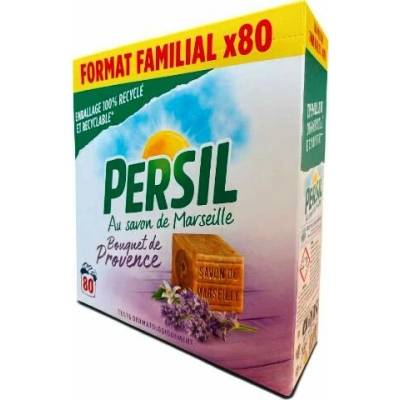 Persil Bouquet De Provence prášek na praní bílého a barevného prádla s Marseillským mýdlem 80 PD